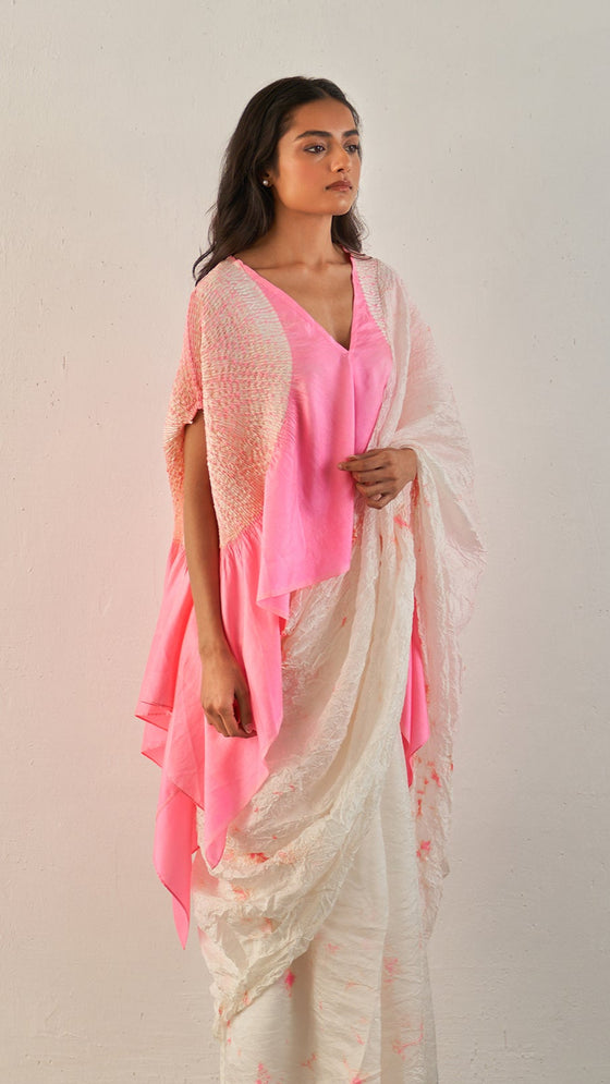 Icicle Saree - Pink