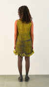Float Dress-Grey/Lime