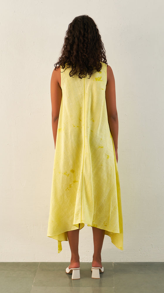 Sorbet Surface Dress-Lime