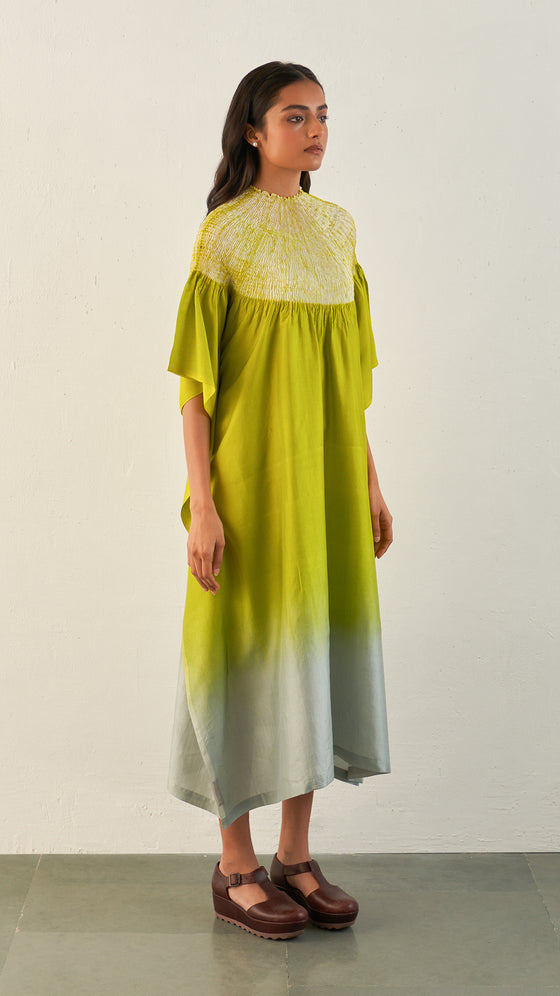 Sector Kaftan - Green/Grey