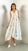 Sorbet Surface Dress-Navy