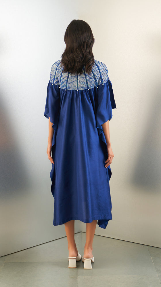 Sector Swirl Kaftan- Navy