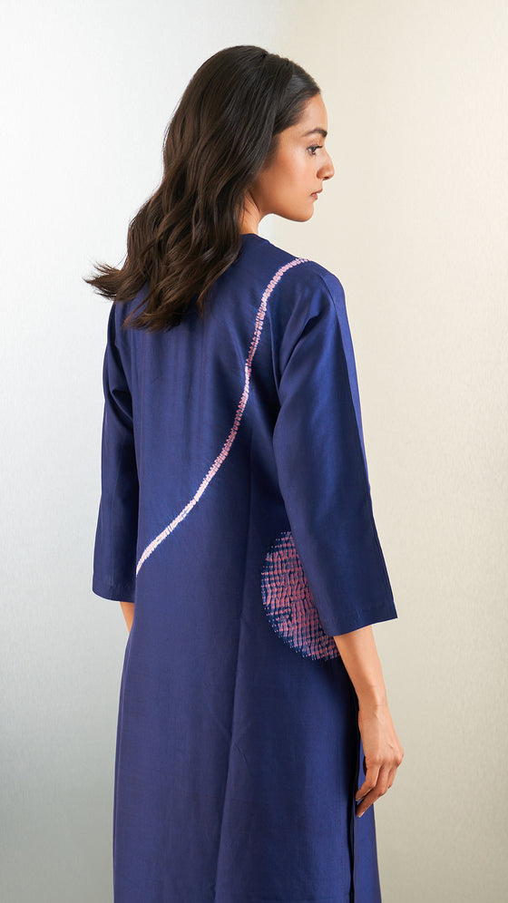 Classic Welders Kurta - Pink/Navy