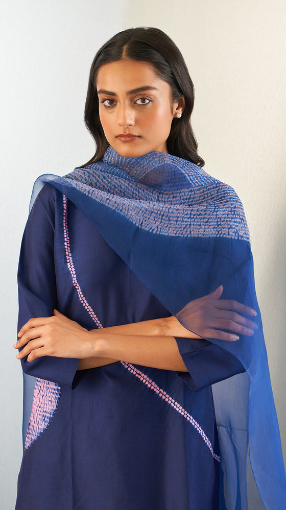 Classic Welders Kurta - Pink/Navy