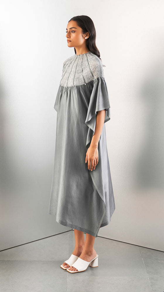 Sector Swirl Kaftan- Grey