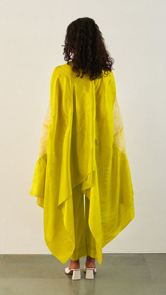 SEGMENT SHIRT- Metallic Lime