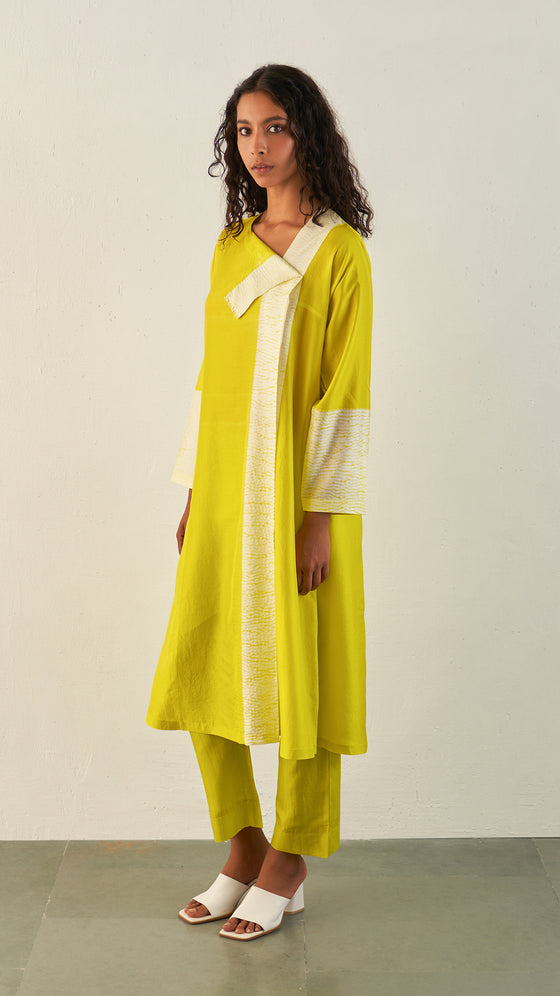 Flow Kurta - Lime