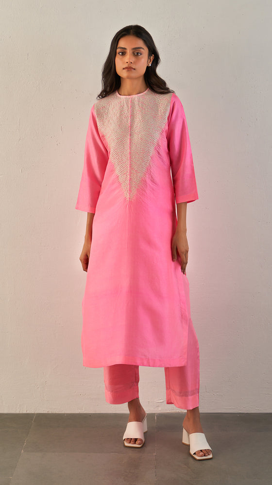 Icicle Kurta - Pink