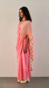 Flow Saree - Pink
