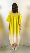 SECTOR KAFTAN - METALLIC LIME
