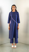 Classic Welders Kurta - Pink/Navy