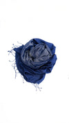 Metallic Dupatta - Navy