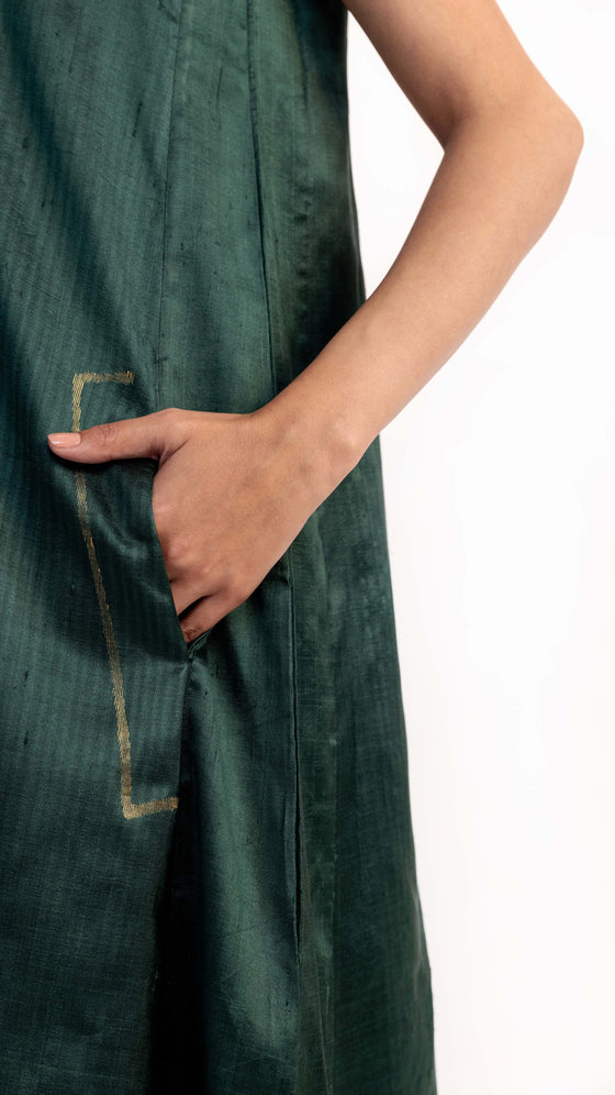 BORDER JAMDANI KURTA