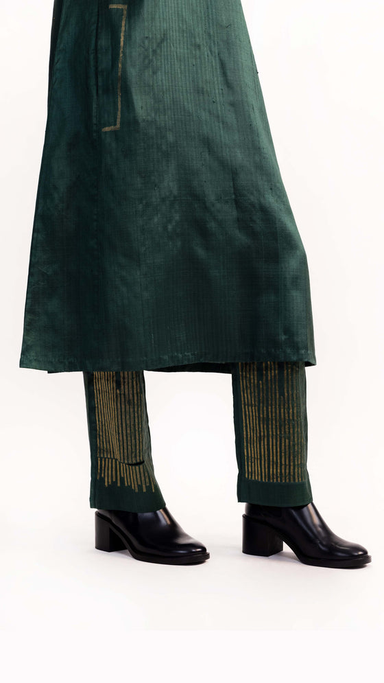 BORDER JAMDANI KURTA