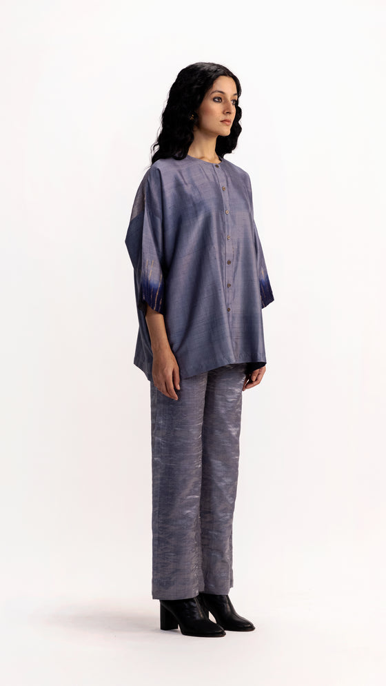 WATERFALL METALLIC STRIPED PANTS
