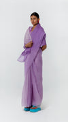 ORBIT ORGANZA SAREE - LAVENDER
