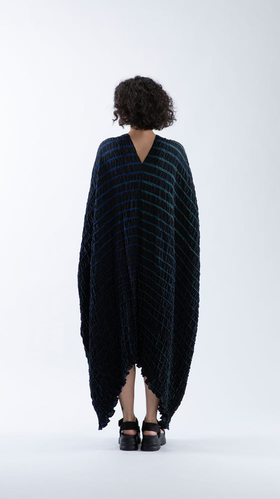 SHELL KAFTAN - BLACK / NAVY