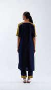 NAMI CO-ORD SET - MUSTARD / NAVY