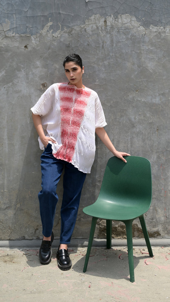 SILK RIVER TOP RED