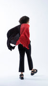 Nami Shell Cape - Rust Red/Black
