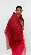 ORBIT ORGANZA SAREE - RED