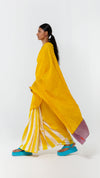 BANDHANI ITAJIME SAREE - CHROME