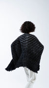 Nami Shell Cape - Black/White