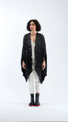 Nami Shell Cape - Black/White