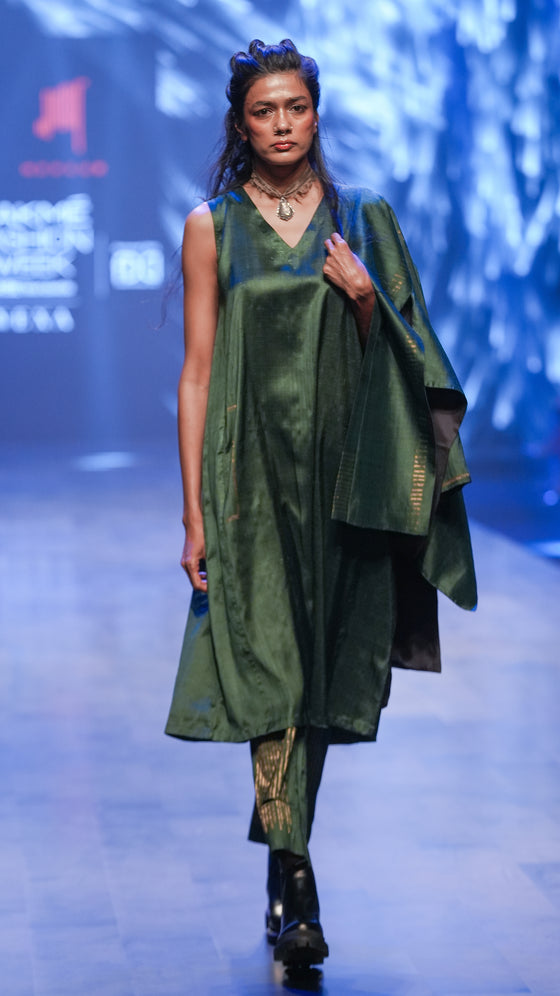 BORDER JAMDANI KURTA