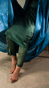 TERRAIN JAMDANI PANTS - GREEN