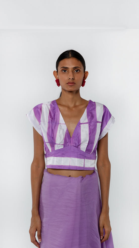 LAVENDER ITAJIME BLOUSE