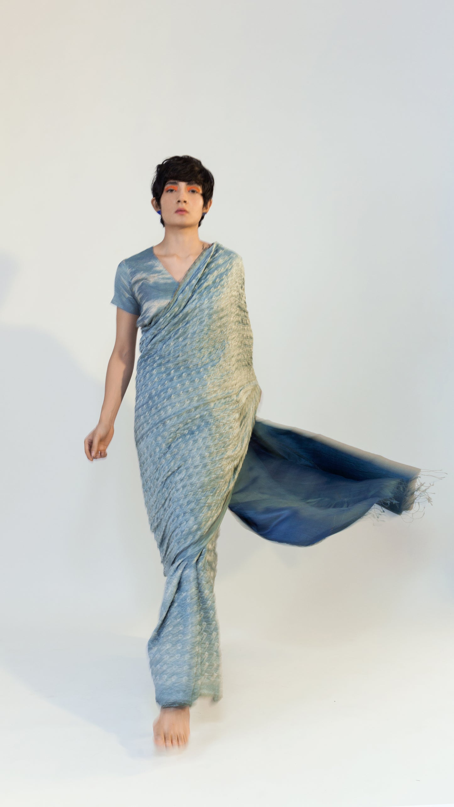 Naturally Dyed Veda Saree