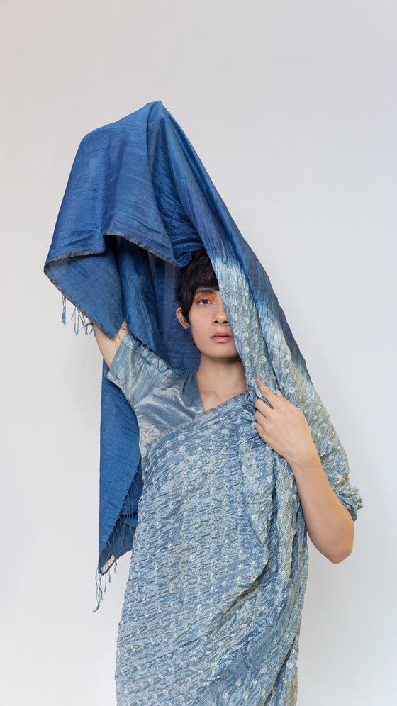 Naturally Dyed Veda Saree