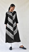 Black Silk Shibori Kurta