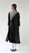 Black Silk Shibori Kurta