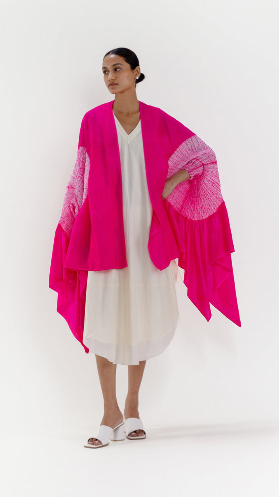 SEGMENT CAPE  - FUCHSIA