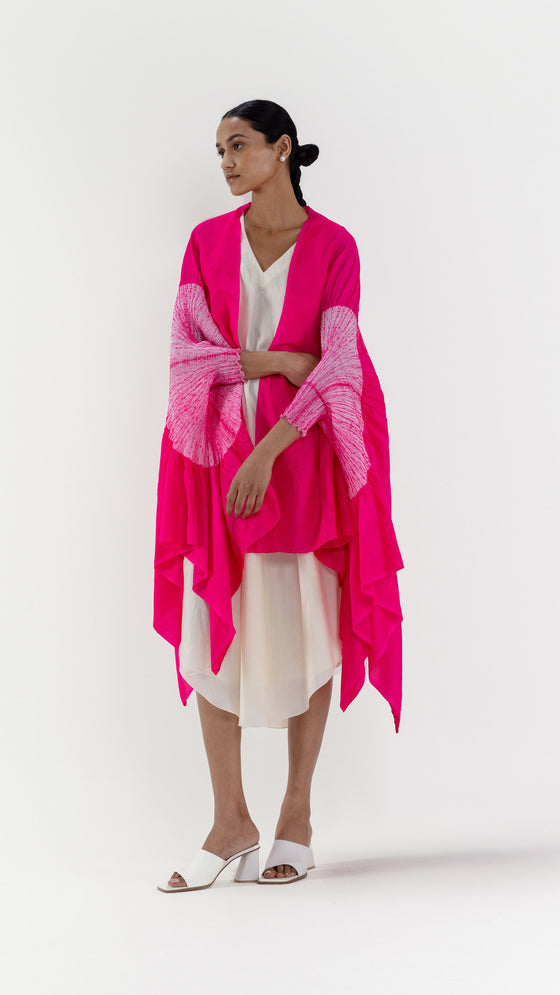 SEGMENT CAPE  - FUCHSIA