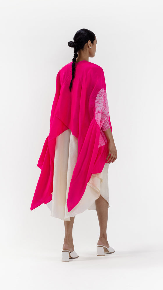 SEGMENT CAPE  - FUCHSIA