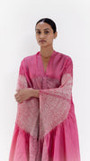 SEGMENT SHIRT - METALLIC PINK