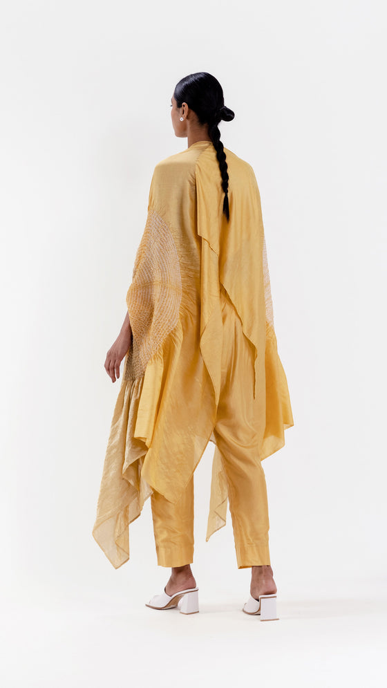 SEGMENT SHIRT SET - METALLIC YELLOW