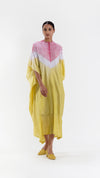 TRIANGLE KAFTAN - LIME