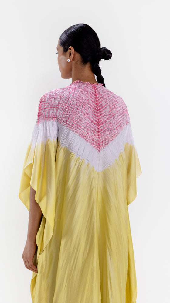 TRIANGLE KAFTAN - LIME