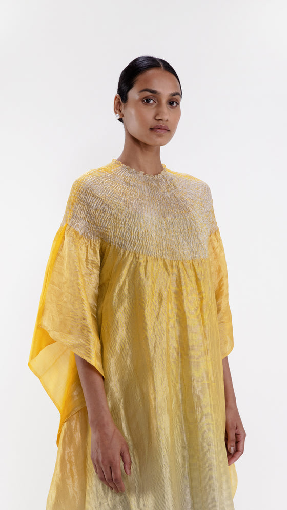 SECTOR KAFTAN - METALLIC YELLOW