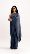 WATERFALL JAMBAN SAREE - GREY