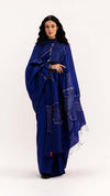 LEHAR JAMBAN SAREE - NAVY