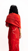 LANDSCAPE JAMBAN SAREE - RED