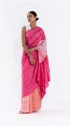 THE HANDSFREE SAREE - PEACH/PINK