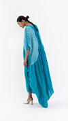 NAMI SLEEVE DRESS - BLUE