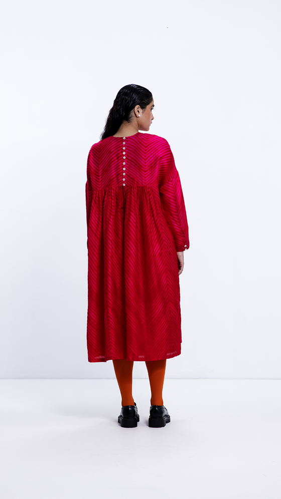 Sea Dress - Rani/Red