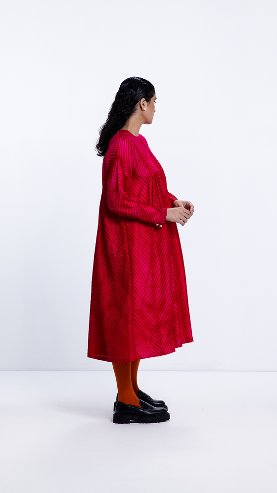Sea Dress - Rani/Red